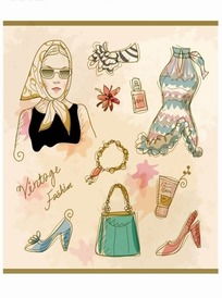 手绘卡通生活用品矢量素材 动漫制作与设计的创意源泉